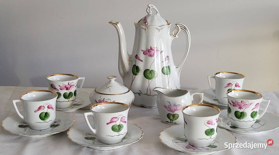 Zabytkowa śląska porcelana KPM Krister ręcznie Antyki Kraków