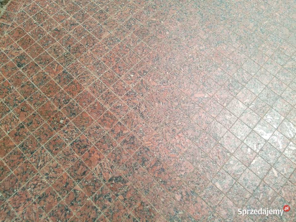 MEGA WYPRZEDAŻ CZERWONA kostka granitowa cięta mazowieckie