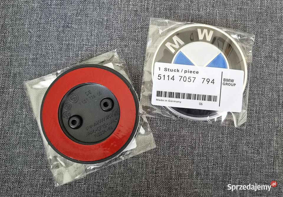 Emblemat logo znaczek BMW 82mm 2 PIN Super Kobyłka