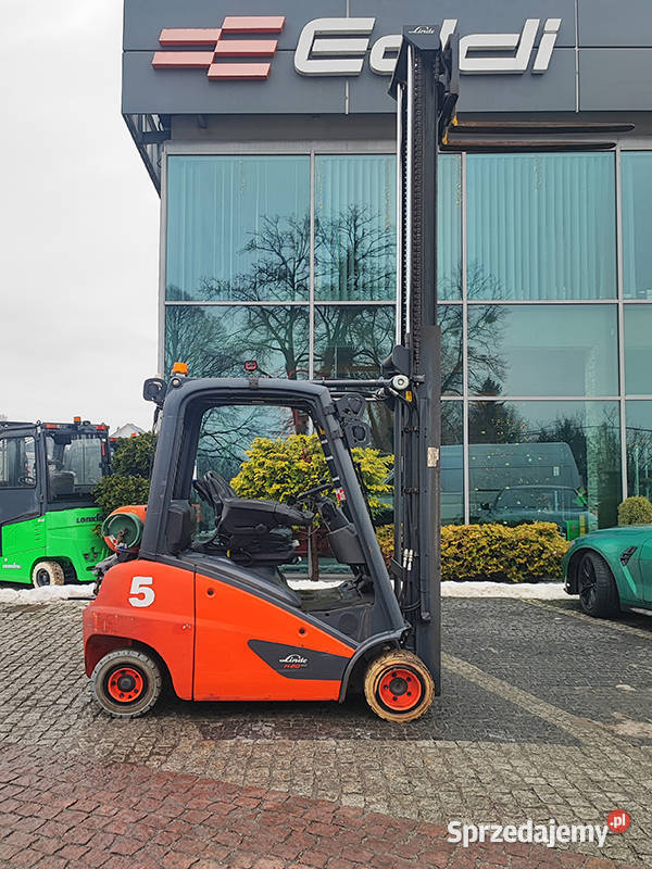 Wózek widłowy Linde H20T01 duplex 385 m LPG 2 małopolskie