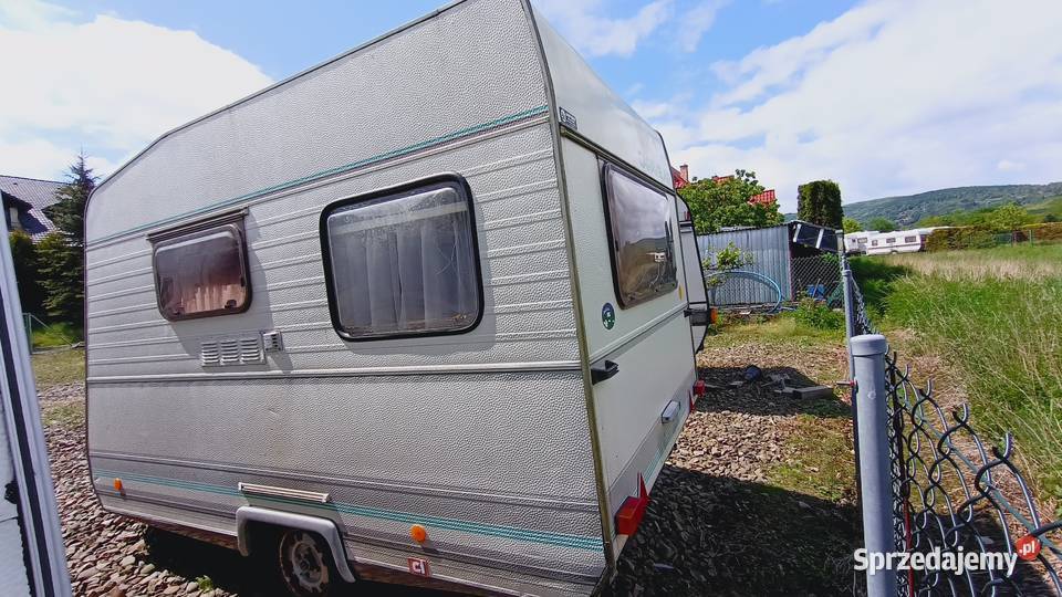 Przyczepa kempingowa campingowa kemping DOMEK Międzybrodzie Bialskie