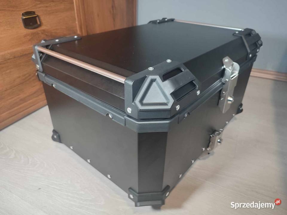 ALUMINIOWY kufer motocyklowy CZARNY 65L Kufry Żyrardów sprzedam