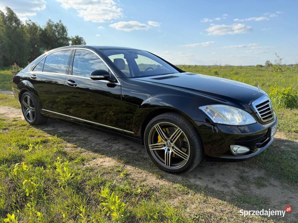 MercedesBenz Klasa S W221 Mercedes S500L 4matic 388KM Łódź