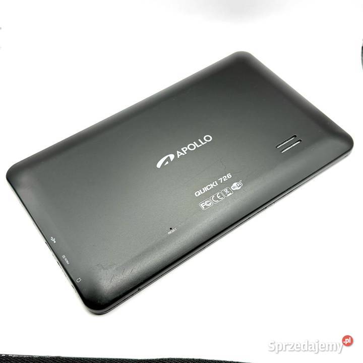 Tablet Apollo Quicki 726 czarny Warszawa sprzedam