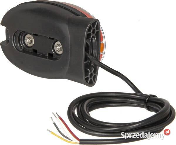Lampa tylna zespolona LED lewaprawa owalna 1224V Kamionna