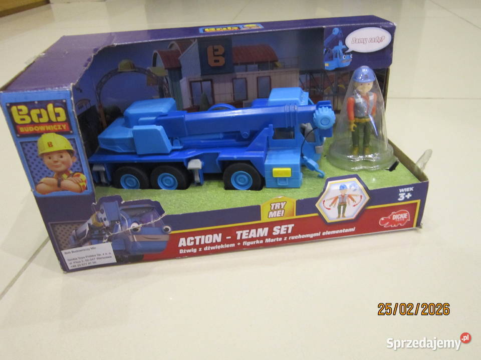 Dzwig BOB BUDOWNICZY z bajki dzieci Warszawa