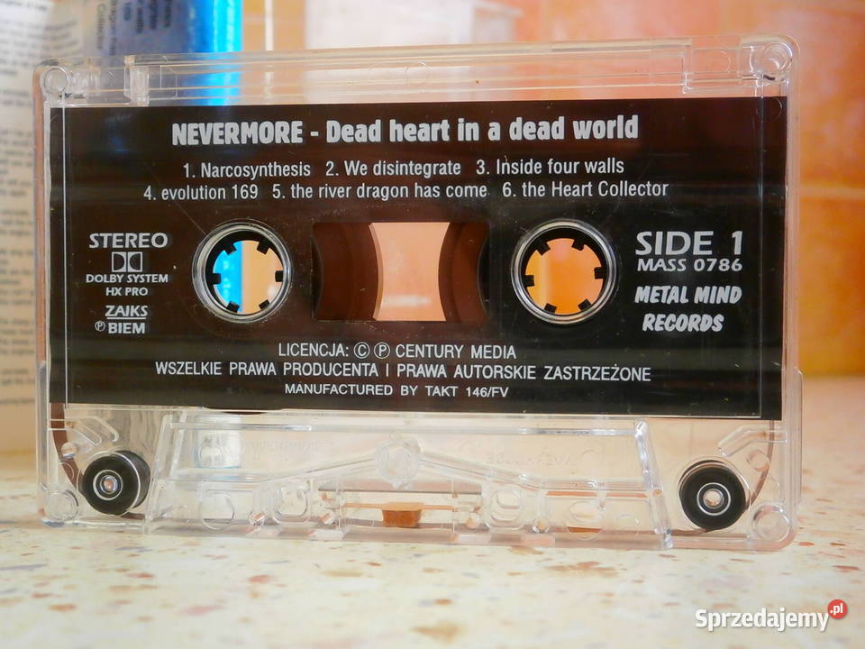 Kaseta audio Nevermore DEAD HEART IN A DEAD kaseta Płyty i kasety Łódź