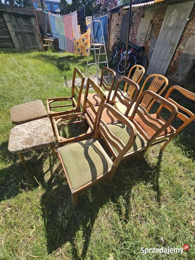 Krzesła ardeco vintage faget kujawsko-pomorskie Bydgoszcz sprzedam