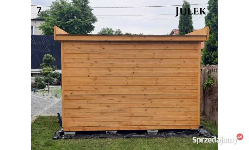 Drewniany domek na narzędzia Julek Domek schowek Katowice
