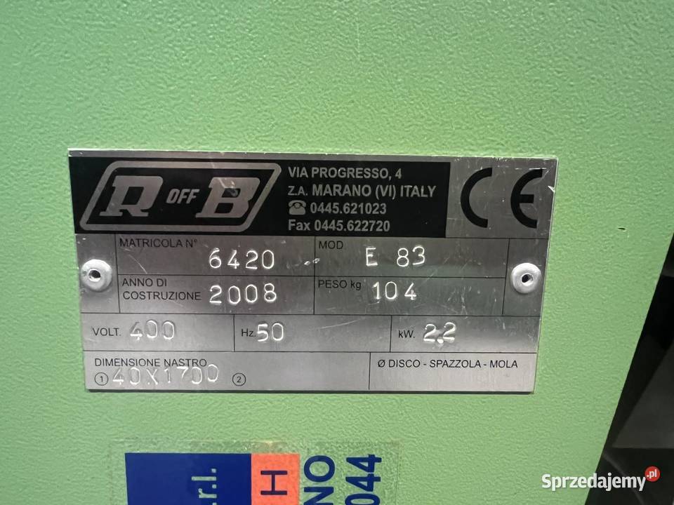 Szlifierka pionowa RB R83 Juszczyn