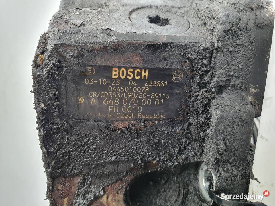 POMPA WTRYSKOWA MERCEDES W220 A6480700001 Lipno sprzedam