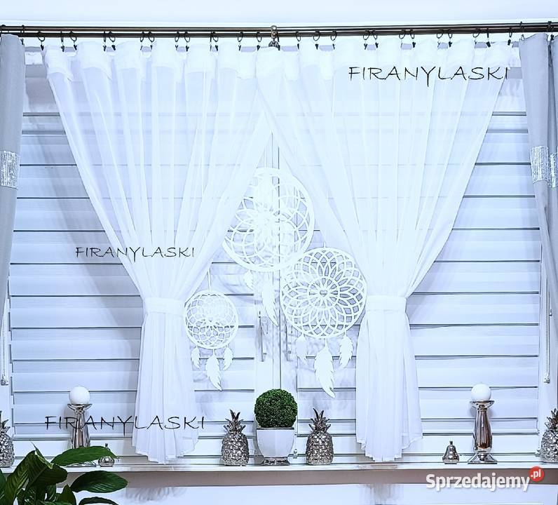 Firany Firanki Ażury Firana Gotowa do salonu sprzedam