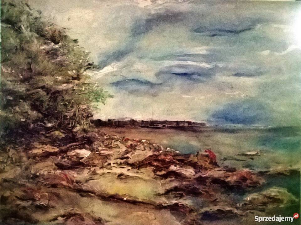 Obraz olejny Widok na Gdynię 60 x 80