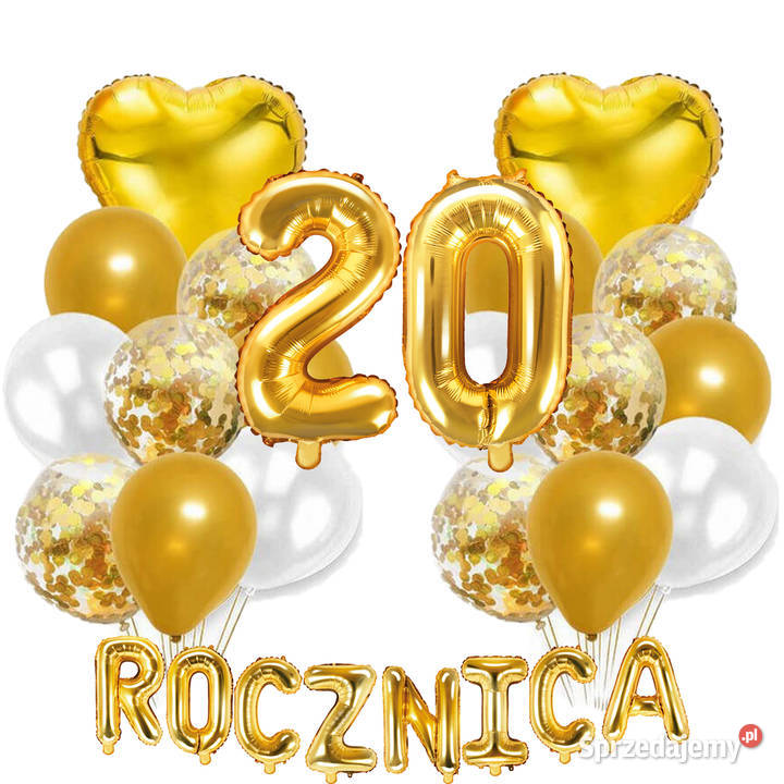 Zestaw dekoracji PIĘĆDZIESIĄTA 50 ROCZNICA 10 do Adamowizna