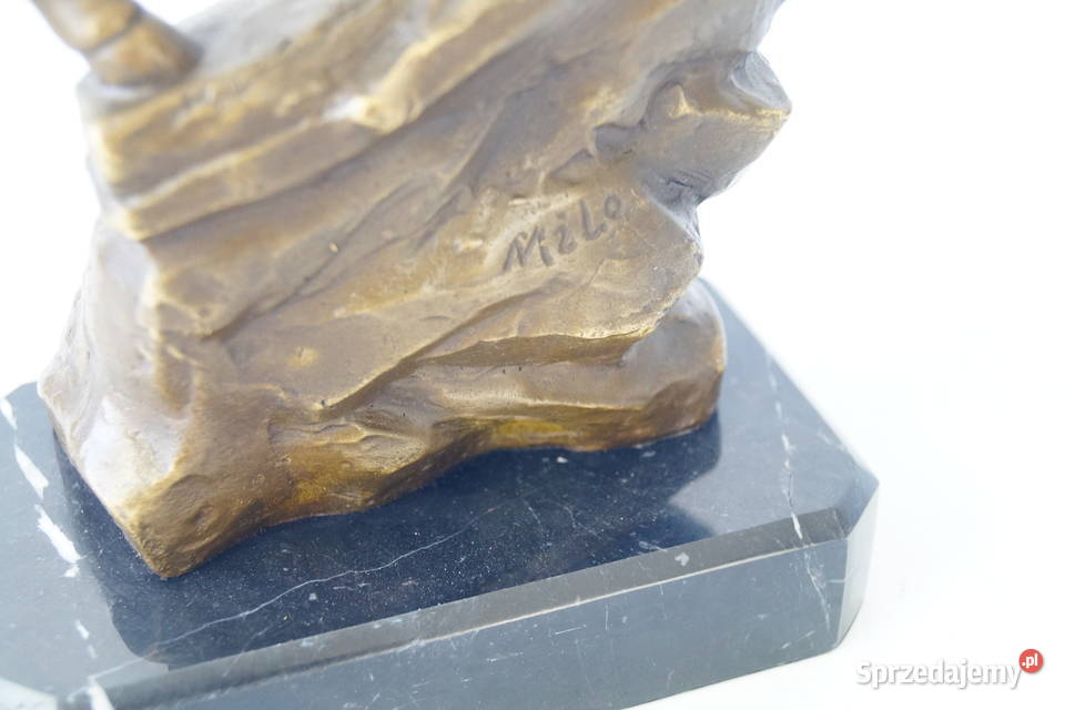 Figura z brązu rzeźba KOZICA piękna Gizałki sprzedam