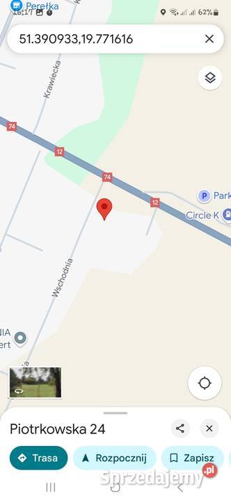 Działka inwestycyjna Budowlana Piotrków łódzkie sprzedam