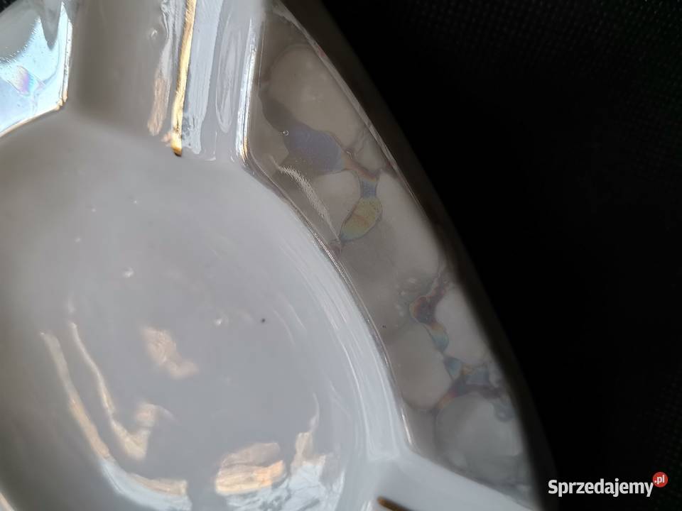 Stara nieużywana popielniczka porcelana Bogucice Katowice