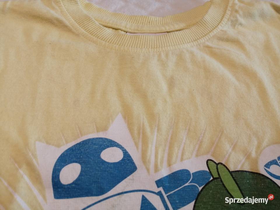 Koszulka żółta Tshirt Pidżamersi 128 E Plus M Czeladź sprzedam