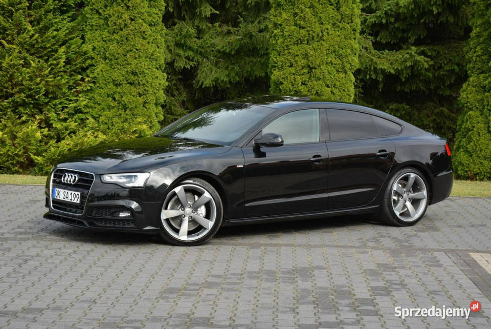 Audi A5 Sportback 2xSLine biXenon Led Navi MMI diesel A5 Audi mazowieckie