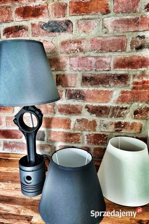 Lampka tłok korbowód z części samochodowych loft śląskie Bytom