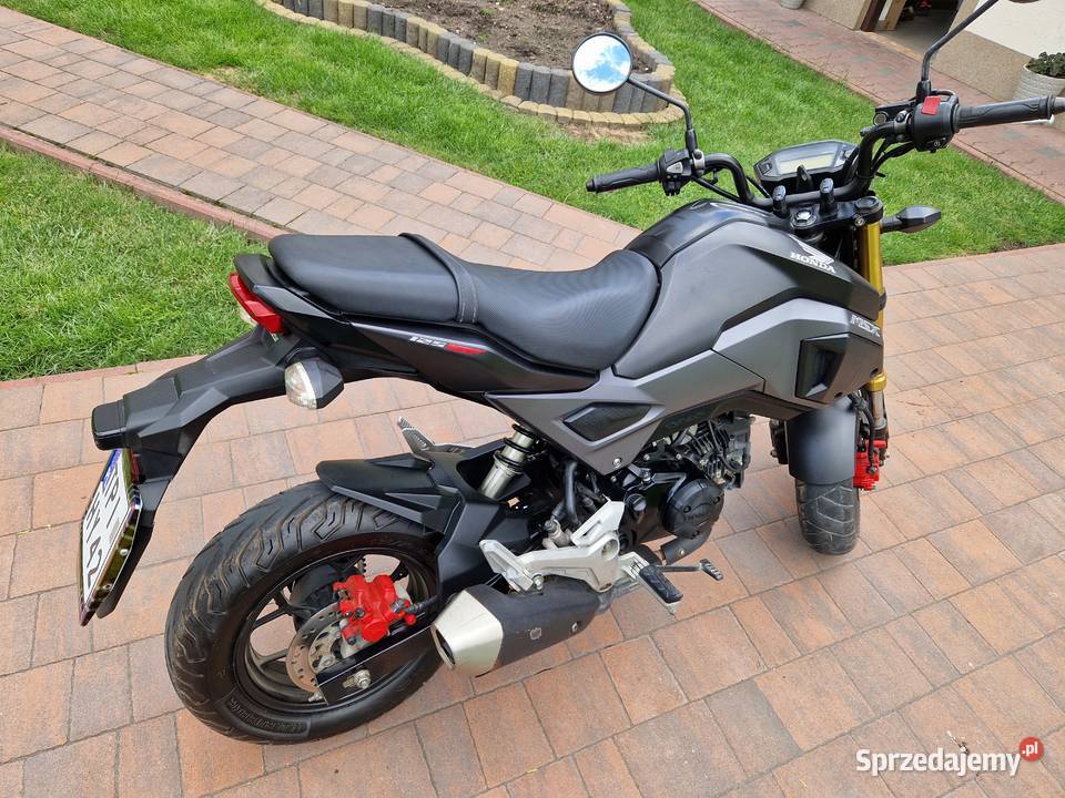 Honda MSX 125SF na kategorię B 10 Pierwsza Rok produkcji 2016