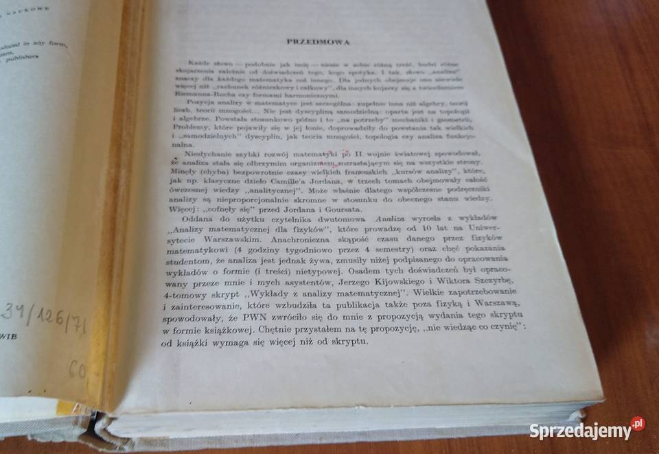 Analiza cz 1 Elementy Krzysztof Maurin Gdańsk