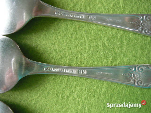 Łyżeczki posrebrzane Rogers Bros Myszków
