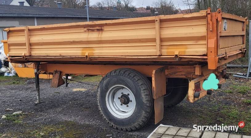 Przyczepa jednoosiowa zarejestrowana 4 tony sprzedam