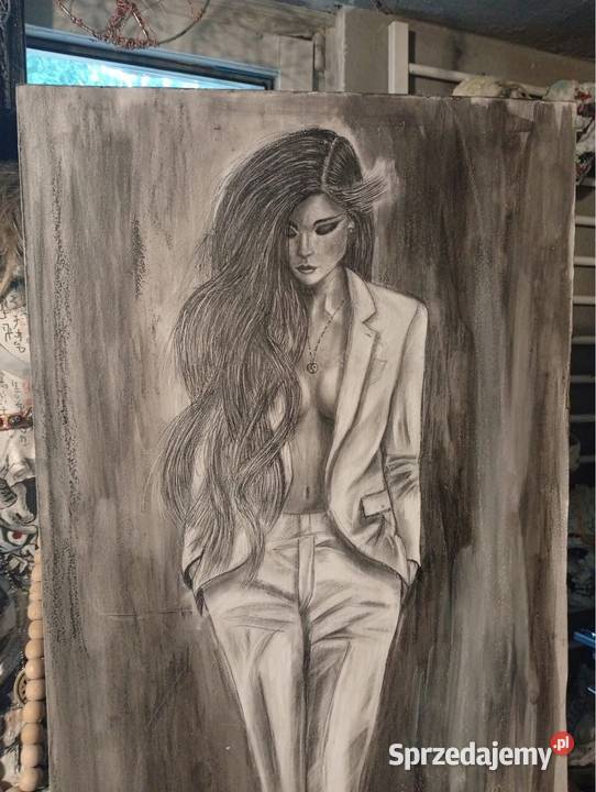 obraz in a suit handmade Obrazki i obrazy