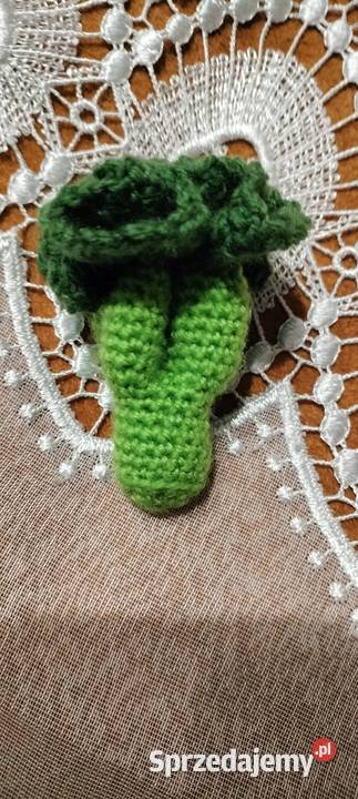 Maskotka brokuł na szydełku sprzedam