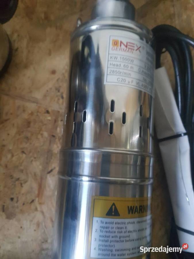 Pompa Głębinowa WYSOKOCIŚNIENIOWA 1500 Wat onex Głogowa