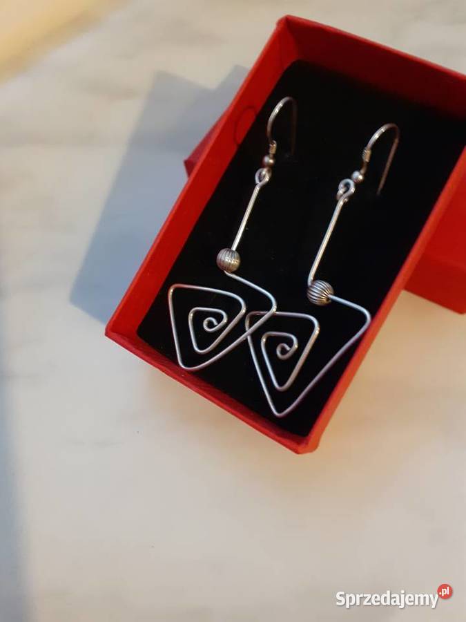 Stare srebrne kolczyki Siedlce