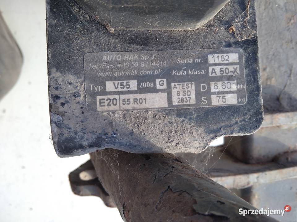 Hak holowniczy V55 Nissan Primera P11 Krośniewice