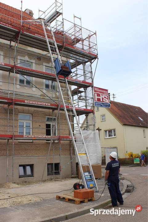 WYNAJEM Winda dekarska wyciąg budowlany drabina Rzeszotary
