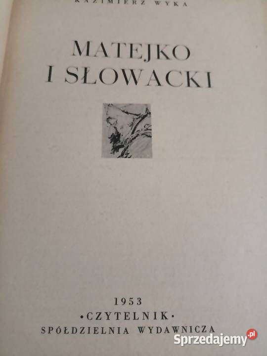 Szancer ilustracje Matejko i Słowacki książki Warszawa