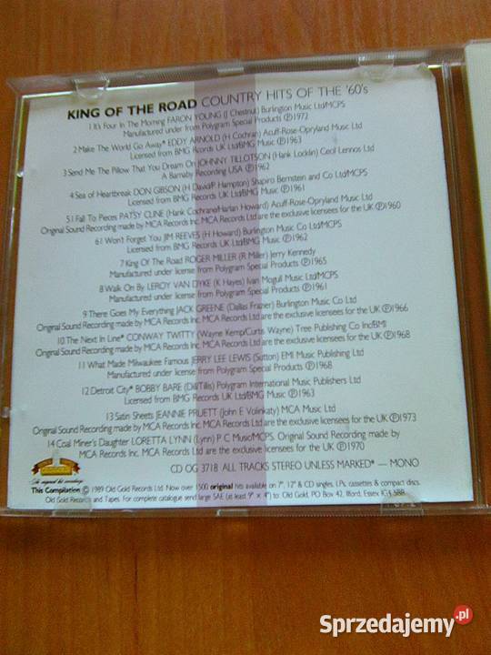 King Of The Road Country Hits Of The 60S Warszawa sprzedam