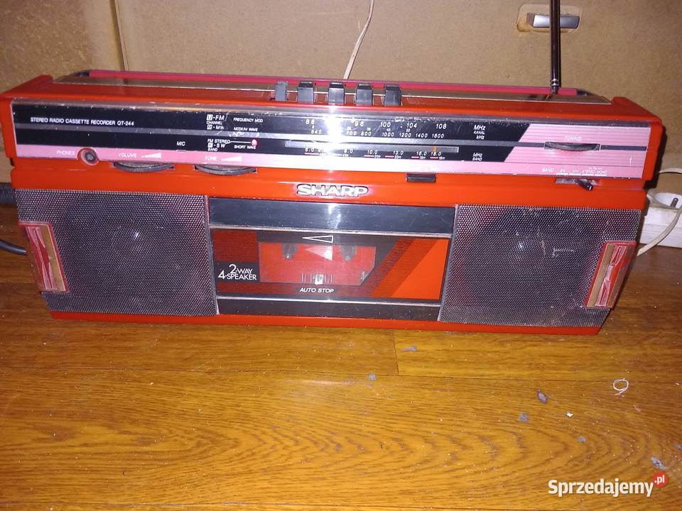 Radiomagnetofon Sharp qt 244 HR Łódź