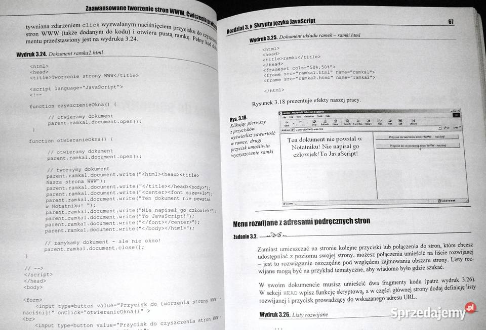 Tworzenie stron WWW Ćwiczenia praktyczne Maria miękka lubelskie Chełm sprzedam