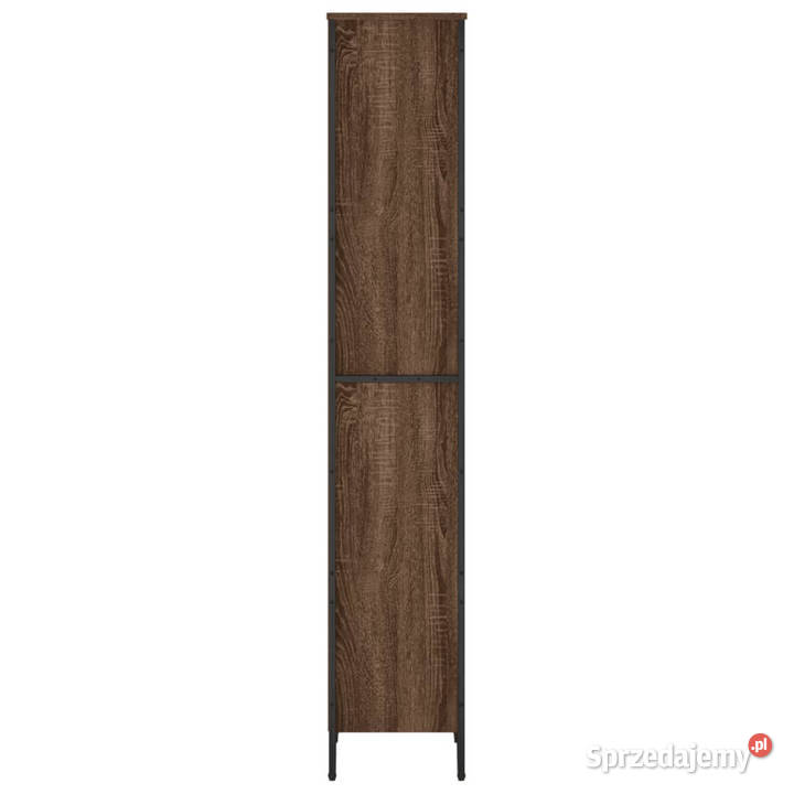 Regał brązowy dąb 50x31x169 materiał Warszawa