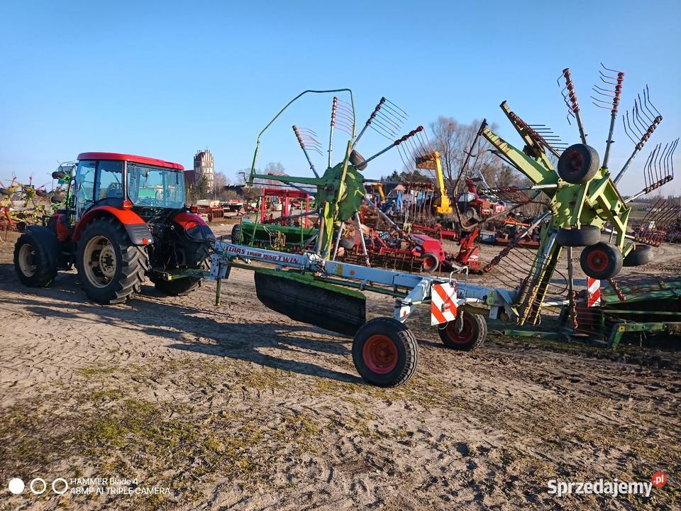 Zgrabiarka Claas liner 1550 twin kuhnn krone