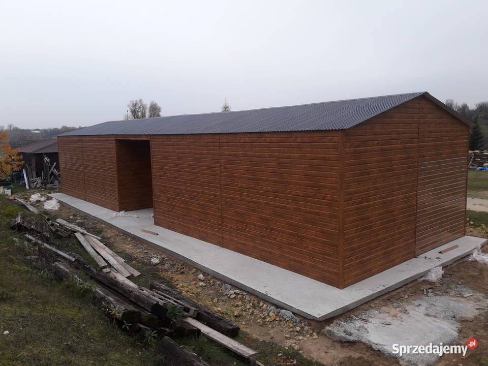 B92 Garaż 12x6 ZŁOTY DĄB Magazyn WIATA Zakopane sprzedam