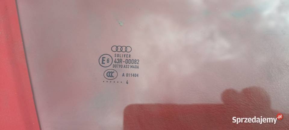 Szyby do audi A5 hatchback prawa strona Olsztyn sprzedam