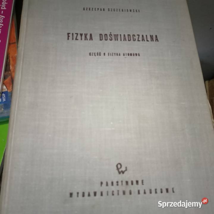 Fizyka doświadczalna książki księgarnia fizyka, astronomia Warszawa