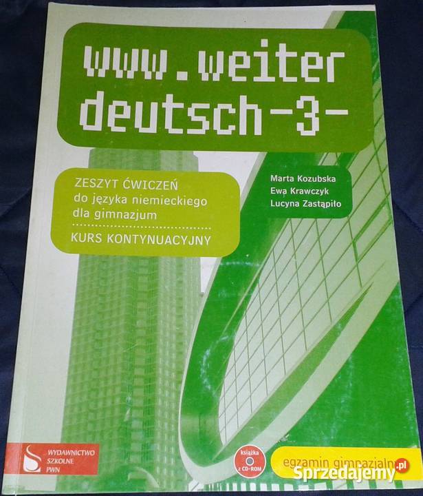 wwwweiter deutsch 3 Zeszyt ćwiczeń M Kozubska Rok wydania 2013