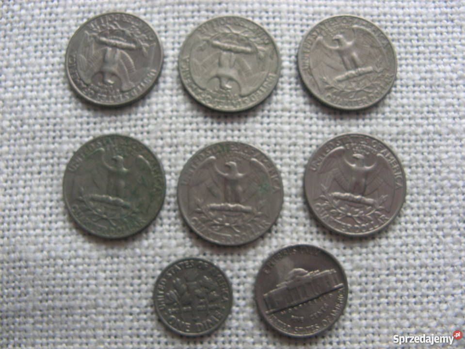 monety Quartet Dollar USA Numizmatyka Szczecin