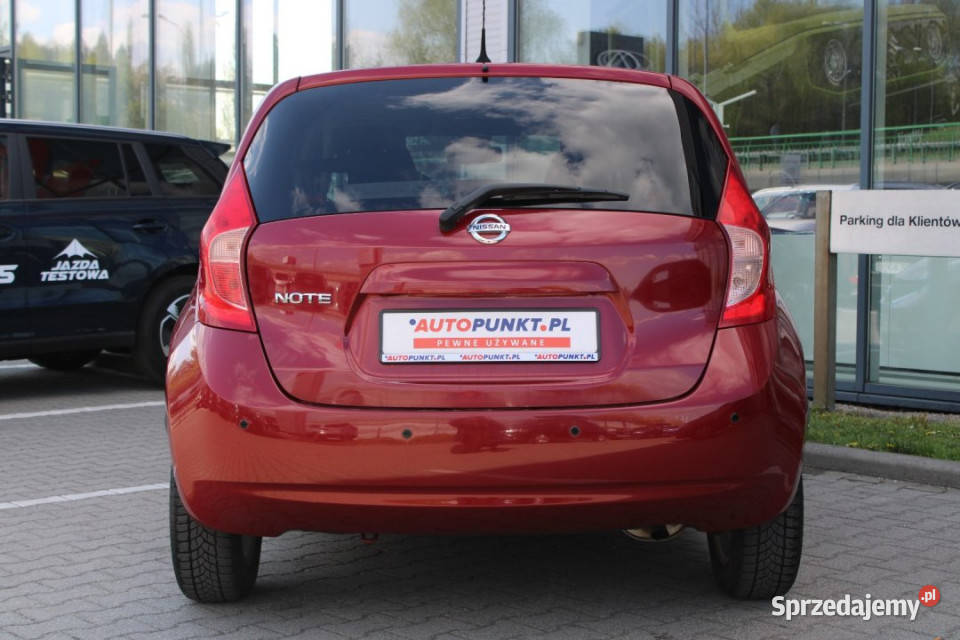 NISSAN Note 2016r Salon Polska Czujniki tył Bielsko-Biała