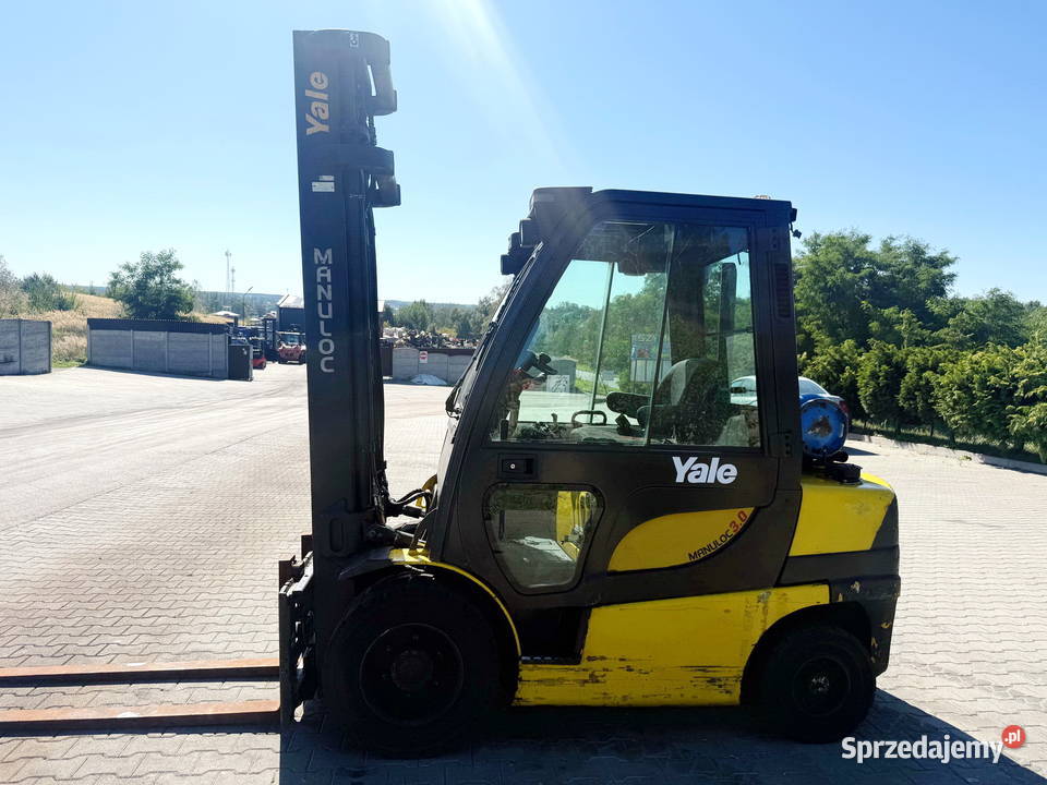 wózek widłowy YALE GLP30 3000 kabina TRIPLEX 59m łódzkie Działoszyn sprzedam