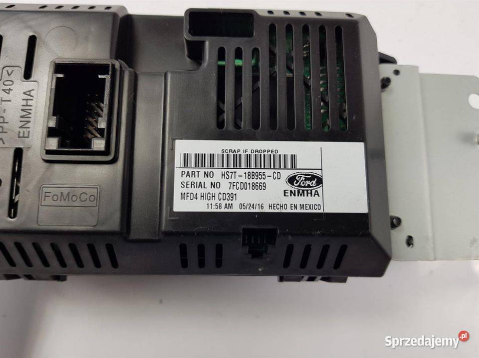 WYŚWIETLACZ PANEL FORD FUSION MK5 H7T18B955CD Lipno