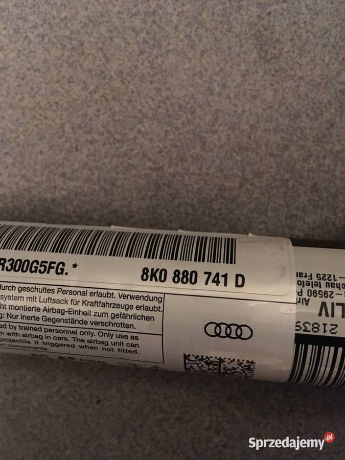 KURTYNA LEWA AUDI A4 B8 8K0880741D ORYGINAŁ zachodniopomorskie Szczecin