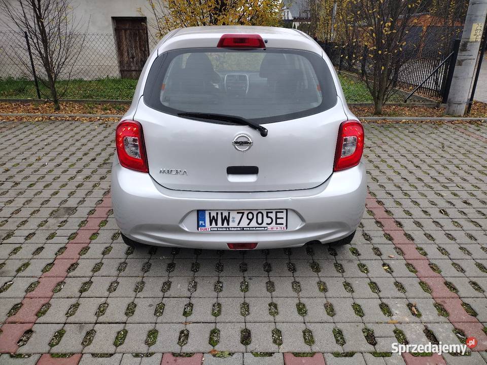 NISSAN MICRA 2017 PIERWSZY WŁAŚCICIEL SALON manualna Rzeszów